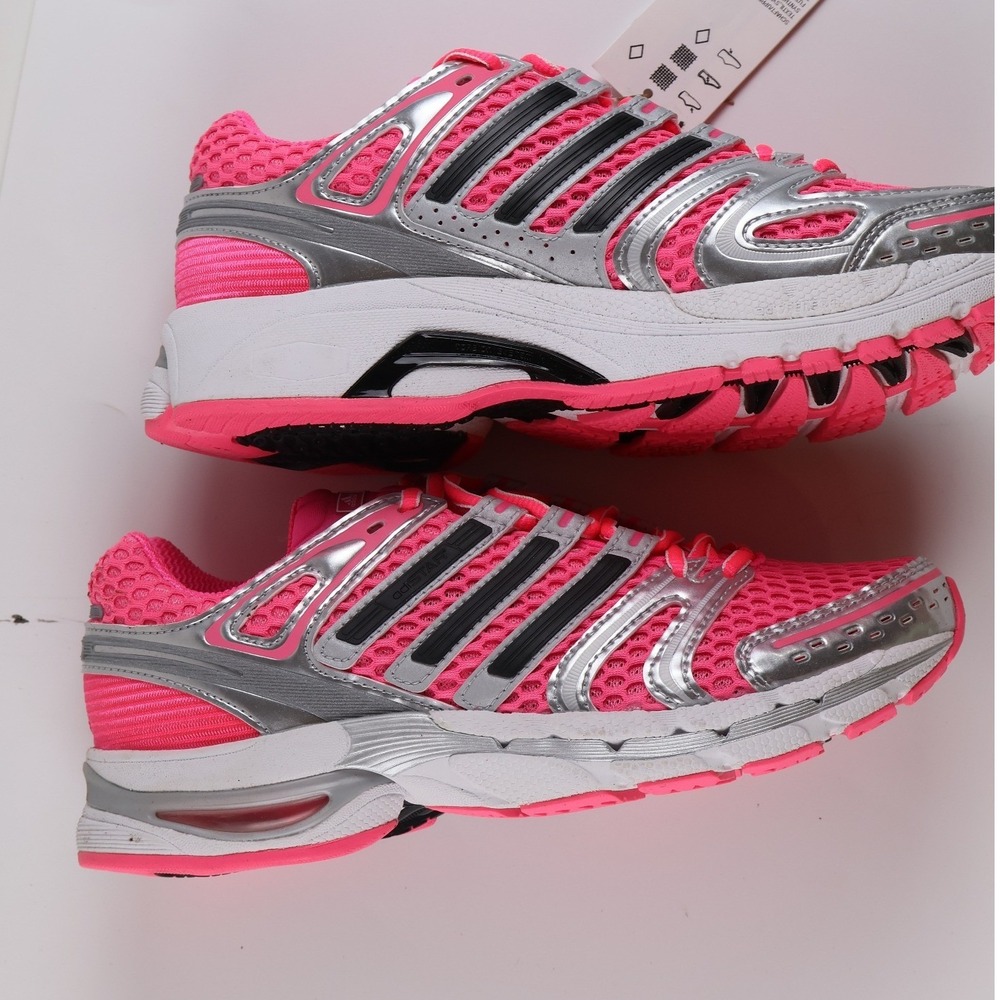 Adidas Adistar Control 5 Running Shoes Pink Silver Black 5.5 NWT